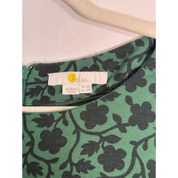 Boden • Alexis Jersey Midi Dress Enchanted Vine Floral Sz 14 - Picture 8 of 10